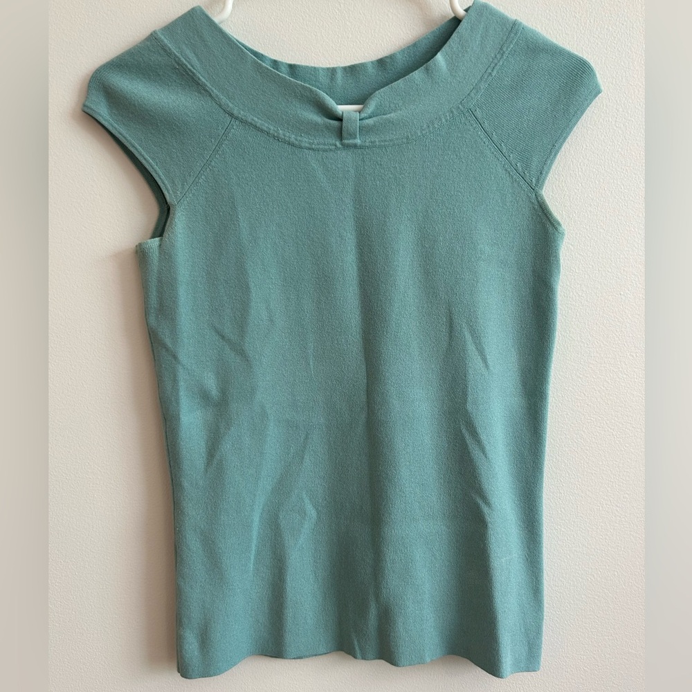 Ann Taylor green top